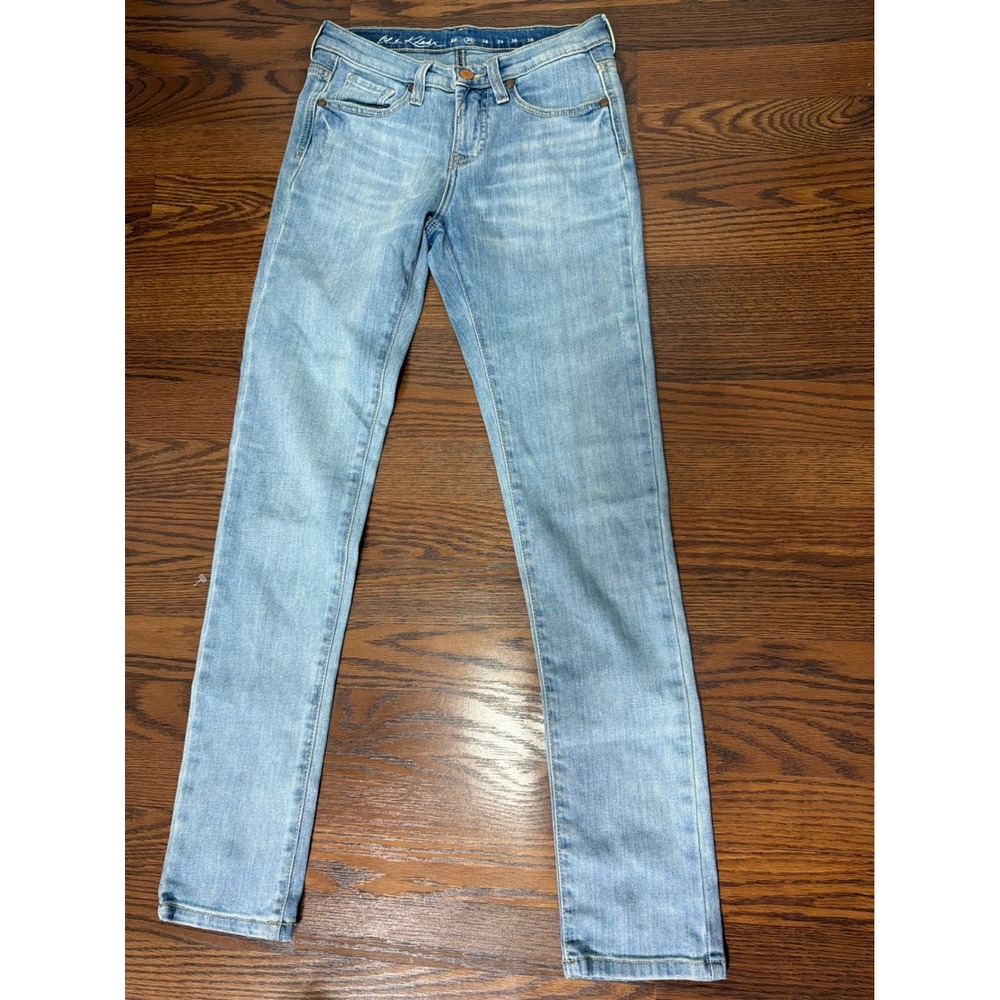 Old Khaki Mens Slim Straight Leg Jeans Light Wash Blue Stretch Denim 30 118430